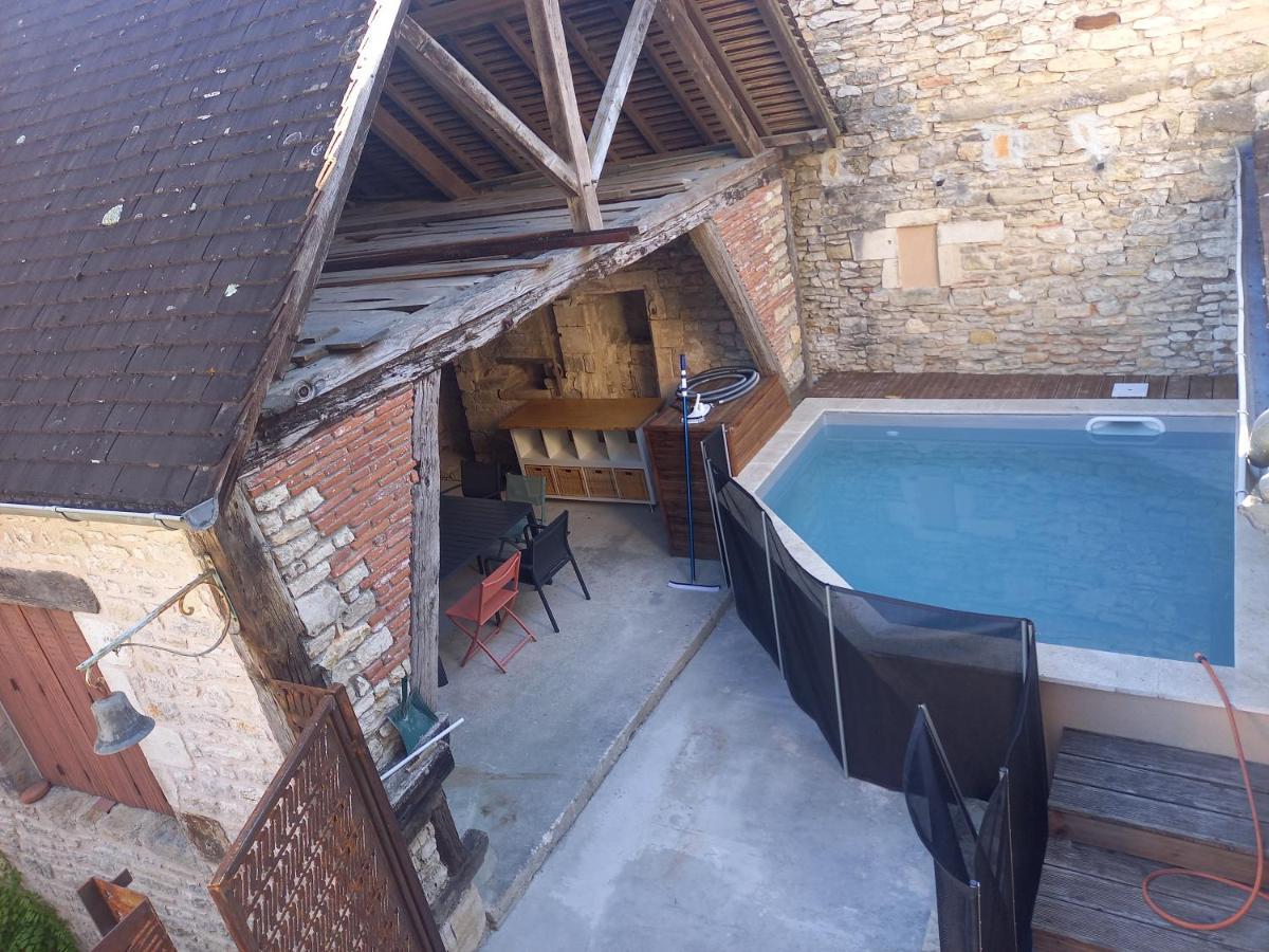 L'Authentique Martelaise Piscine Chauffee Exterior foto